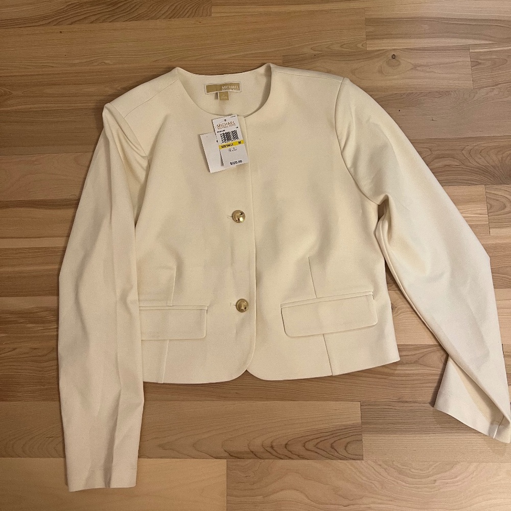 Michael Kors cream blazer - Picture 1 of 3